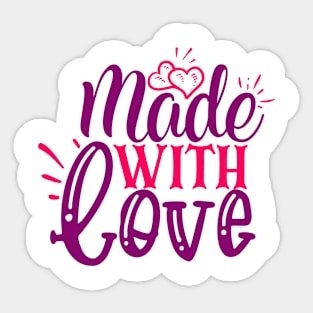 Made with Love Sticker